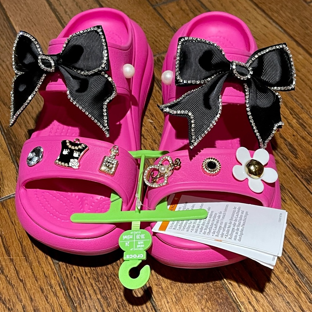 Classic Crush Style Crocs - Platform slides/sandals